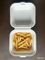 Boîte alimentaire jetable biodégradable blanche 6*6, à compartiments simples/triples, avec couvercle, en PP de qualité alimentaire, pour pique-nique et plats à emporter