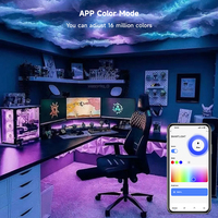 SIXWGH Tuya Smart WiFi & Zigbee RGBW Bulb 5050RGB 2835 putih kontrol aplikasi sinkronisasi musik IP65 tahan air meja potong fleksibel rumah