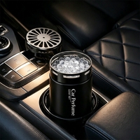 Diffuseur d'huiles essentielles à libération rapide, désodorisant d'ambiance rechargeable, pot en verre pour huiles aromatiques, bouchon en métal à turbine, longue durée