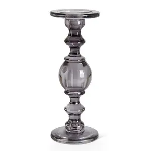 High quality long stem clear tealight glass candle holder wholesale Eco-friendly