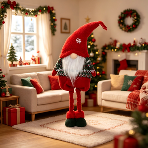 Muñeco Decorativo Navideño Artificial de Poliéster, Telescópico, Personalizable, de Alta Calidad, para Interiores - Product Image 4