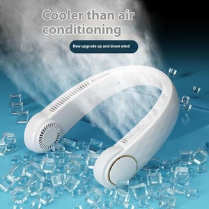 定制标志USB充电无叶颈挂风扇超静音便携式电动/电池装置2000毫安家用塑料 - Product Image 6