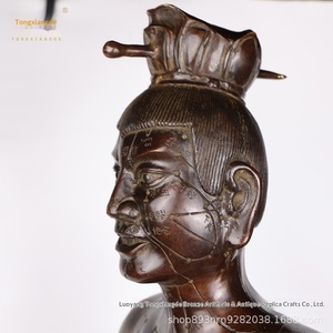 Modelo de Cuerpo Humano Masculino y Femenino de Acupuntura de Medicina Tradicional China, Hecho a Mano en Cobre Puro, de Jingciren Boutique - Product Image 4