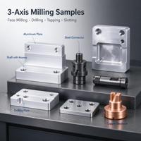 Machine de fraisage CNC LEYO M8, mini compacte, 3 axes, haute précision, entraînement direct BT30, traitement de petites pièces en métal et en aluminium