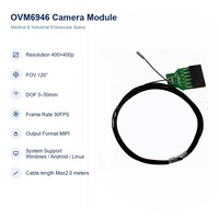 Modul Kamera Mini USB OVM6946 2mm Tahan Air IP67 untuk Inspeksi Boreskop Industri