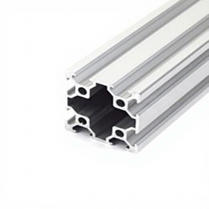 Profilé en aluminium CNC sur mesure, extrusion de rail industriel, service de découpe d'alliage série 6000 - Product Image 1