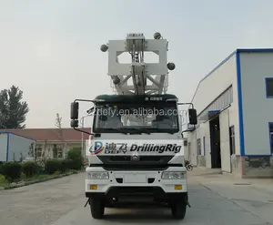 बिक्री के लिए पोर्टेबल ट्रक प्रकार DFC-400 पानी बोर ड्रिलिंग रिग