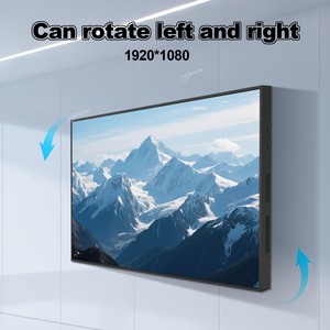จอแสดงผลดิจิทัลติดผนังขนาด 32 43 นิ้ว ความสว่างสูง 2500nits ความละเอียด 4K สำหรับโฆษณา ป้ายโฆษณาอัจฉริยะ - Product Image 3