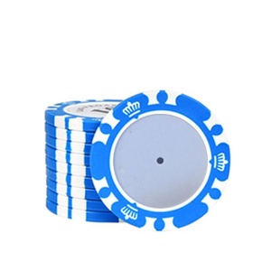 Clay Blank Chips Customizable Texas Hold'em <strong>Poker</strong> &amp; Mahjong Scoring Chips Round Shape Box Packaging - Product Image 6