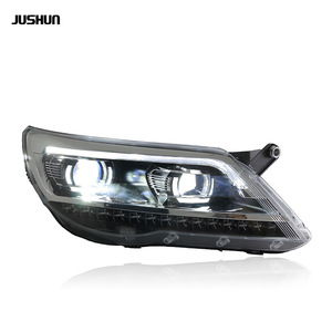 Kit de phares à LED Jushun pour Volkswagen Tiguan 2010 2011 2012, projecteur bi-xénon, feux de jour DRL, clignotants - Product Image 2