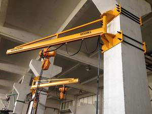 कार्यशाला के लिए 1 टन 2 टन 3 टन 5 टन जीब क्रेन मिनी दीवार यात्रा घुड़सवार इलेक्ट्रिक/मैनुअल जिब क्रेन - Product Image 6