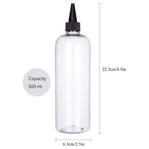 1oz 2oz 3oz 4oz 5oz 8oz 12oz 16oz Plastic PET Squeeze <b>Bottle</b> With Twist Top Cap 30 50 60 80 100 150 200Ml Squeeze <b>Dropper</b> <b>Bottle</b> - Product Image 2