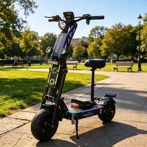 Trottinette électrique pour adultes, livraison rapide depuis l'entrepôt américain, G14 72V, double moteur, pneus larges de 13 pouces, autonomie de 80-100 km, absorption complète des chocs - Product Image 1