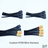 Arnés de Cables Anti-Encendido XT60 Personalizado, Conector Chapado en Oro de Alta Calidad, Cable de Cobre para Batería de Dron RC