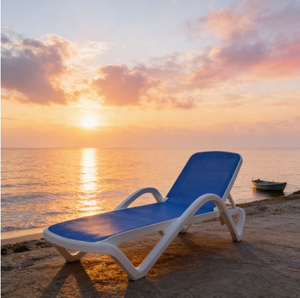 Chaise longue moderne et légère au design style lune, en tissu durable, idéale pour les loisirs en extérieur, la plage, la <span class=keywords><strong>piscine</strong></span> et <span class=keywords><strong>le</strong></span> <span class=keywords><strong>camping</strong></span> - Product Image 2