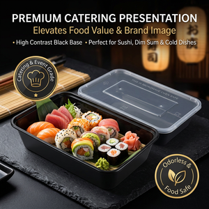 Disposable Lunch Single Compartment, Plastic Takeaway Box, Restaurant Use, Food Grade PP Material - Product Image 5