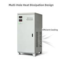 Estabilizador de Voltaje Automático Monofásico de Alta Precisión, Servo AC, Serie TND 220V SVC, 3KVA 60KVA, Equipo con Pantalla Digital