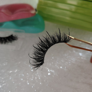 Nhãn hiệu riêng Fluffy <span class=keywords><strong>Mink</strong></span> LÔNG MI LÔNG mi sang trọng lông mi thực Siberia <span class=keywords><strong>Mink</strong></span> lông đầy đủ Dải Lông Mi wispy Lash Spiked lông mi - Product Image 4