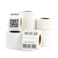 Rouleaux d'étiquettes thermiques portables personnalisables - Autocollants thermosensibles, résistants à l'huile et à la déchirure pour la promotion et l'épicerie