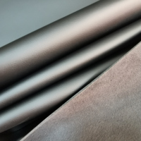 Tissu de revêtement de siège de voiture en cuir PU Nappa noir souple de 1,2 mm, imperméable, anti-moisissure, résistant à l'abrasion, respirant