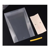 Emballage alimentaire de haute qualité en forme de biscuit debout logo personnalisé pour enfants cadeau de bonbons collation chocolat sac transparent givré