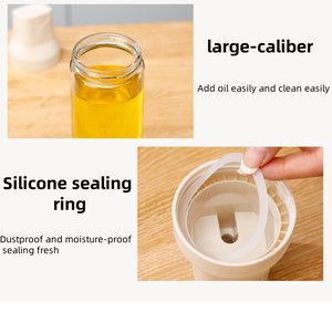 <span class=keywords><strong>Pot</strong></span> d'huile à ouverture et fermeture automatiques pour ustensiles de cuisine de grande capacité en verre bouteille d'huile de <span class=keywords><strong>vinaigrette</strong></span> de sauce soja - Product Image 5