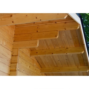 Truyền Thống Bắc Âu Vân sam Bằng Gỗ Ngoài Trời 4-6 Thùng Carton 220V Hiện Đại Khách Sạn Rắn Gỗ Gỗ Màu Đỏ Tuyết Tùng Phòng Tắm Hơi Khô Hơi Nước - Product Image 4