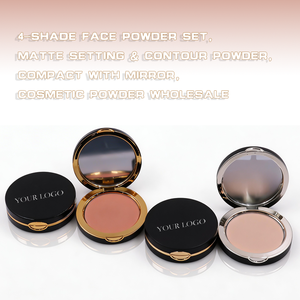 Round Pressed <strong>Powder</strong> <strong>Compact</strong> with Mirror Custom Color Shades and Case Design Foundation <strong>Compact</strong> - Product Image 3