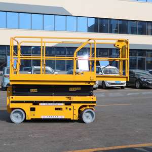 14 मीटर स्व-चालित इलेक्ट्रिक कैंची लिफ्ट, उच्च पहुंच हाइड्रोलिक हवाई कार्य मंच - Product Image 2