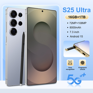 Envío <span class=keywords><strong>Gratis</strong></span>, Teléfono Inteligente Android 5G LTE Desbloqueado S25 Ultra, CPU Deca Core, Pantalla OLED de 7.3 Pulgadas y 120Hz, Cámara Trasera de 108MP, 8000mAh - Product Image 2