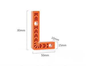 4x4 pollici 90 L posizionatore ad angolo retto 90 gradi pietra piastra di giunzione fissatore angolo rettilineo righello codice di lavorazione del legno scriba - Product Image 2