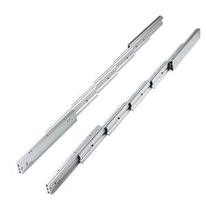 Glissière télescopique robuste et réglable en alliage d'aluminium pour tiroirs, idéale pour la cuisine, la salle de sport et l'appartement - Product Image 1