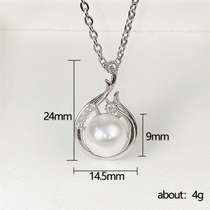 Collana con Ciondolo a Goccia d'Acqua, Design Minimalista ed Elegante, Gioielli da Indossare Quotidianamente per Donne - Product Image 3