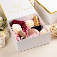 Boîtes d'emballage cadeau romantiques de qualité supérieure Boîtes rigides Matériaux recyclés Propositions Accessoires pour cheveux Faveurs de mariage Revêtement UV