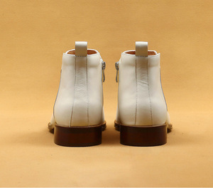 รองเท้าทรงทางการ Goodyear Trendy สำหรับผู้ชาย หนังจระเข้แท้ สีขาว รองเท้าแต่งงาน หนังจระเข้สุดหรู รองเท้าเดรสผู้ชาย - Product Image 5