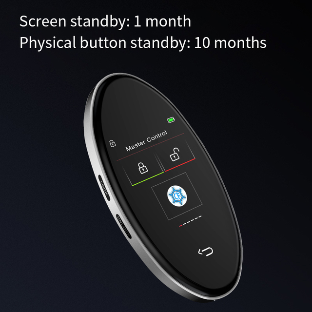 Kaifute CF818 New Universal Smart Key Touchscreen Display Supports Keyless Entry Compatible All One-Button Start Cars