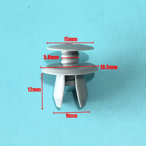 Auto Plastic Fastener <b>Clip</b> Gray For <b>Car</b> Interior Panel Trim Replacement Repair - Product Image 2