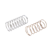 Ressorts de compression robustes en acier inoxydable, bobinés sur mesure, zingués, haute précision pour l'industrie et la quincaillerie