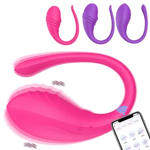 Drahtlose Langstrecken-App Fernbedienung Vibrierendes Ei Sexspielzeug Für Frau Paar Höschen Vibrator