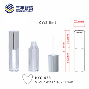 High Quality <b>Mini</b> Rose Golden Screw Cap <b>Lip</b> <b>Gloss</b> Cosmetic <b>Lip</b> Glaze Sample Trial Packaging - Product Image 3