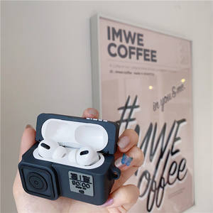 Mode 3D Camera Case Designers Boîte de charge Housse de protection pour écouteurs en silicone souple pour <span class=keywords><strong>AirPods</strong></span> 1 2 3 Pro - Product Image 4