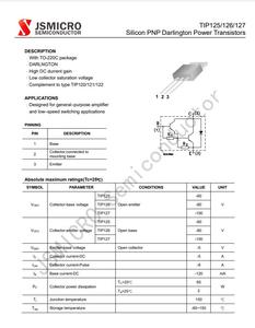 <span class=keywords><strong>Tip122</strong></span> tip127 tip121 tip125 tip126 2W 5A 100V để 220 silicon Darlington bóng bán dẫn điện - Product Image 6
