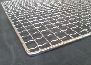 Grille de <span class=keywords><strong>barbecue</strong></span> en acier inoxydable SUS à prix avantageux, 500 mm/90x60 cm/60x40 cm, mailles de grille pour la cuisson - Product Image 4