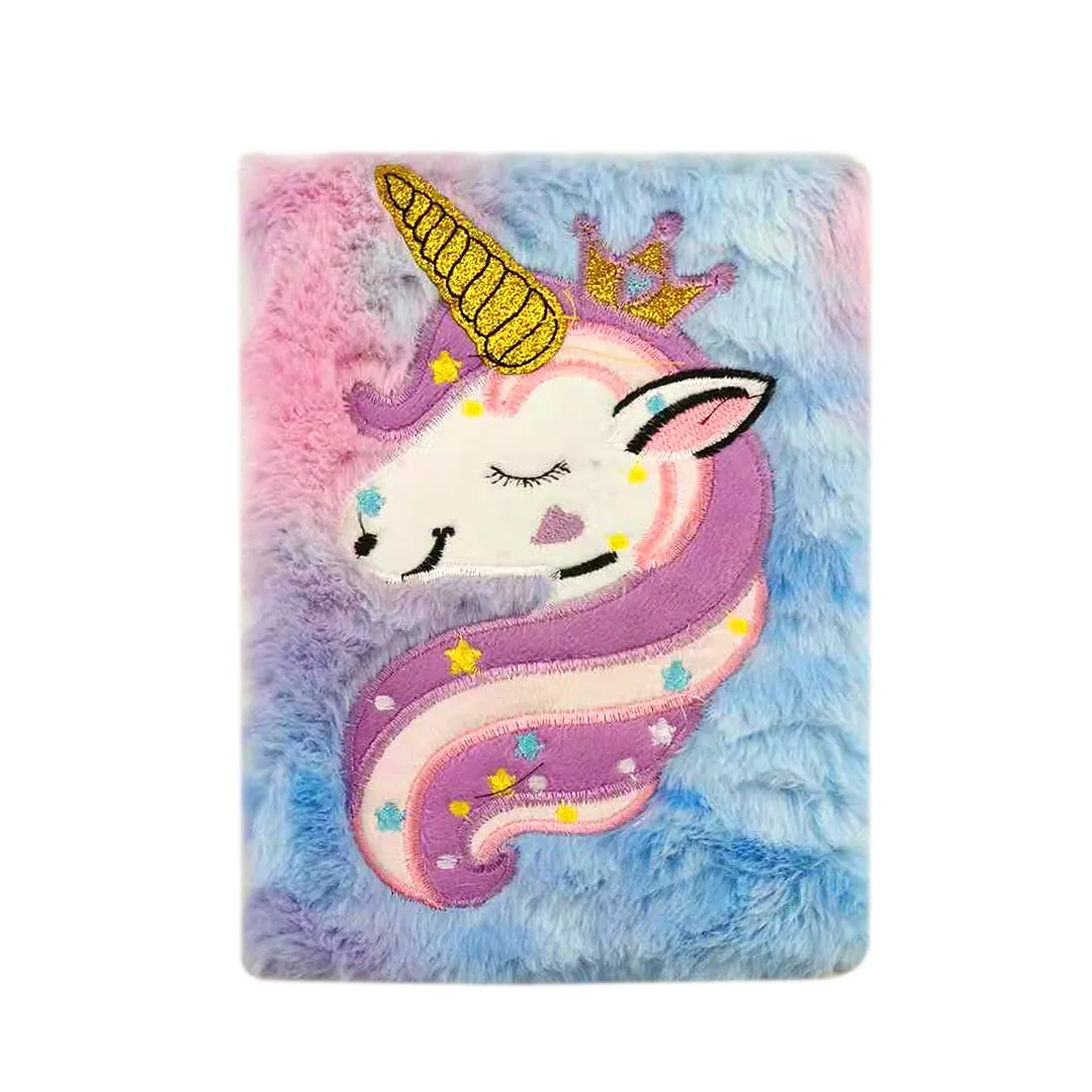 Notebook Mewah Unicorn A5 Buku Anak, Notebook Penutup Lembut Buku Menulis Dairy Jurnal Anak-anak Notebook Unicorn Kartun Lucu