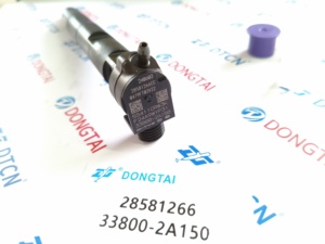 Pezzi di ricambio originali genuini per l'iniettore Common Rail dell'iniezione 28581266 33800-2A150 338002 a150 per Hyundai Kia - Product Image 3