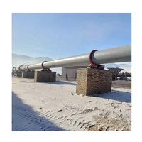 Four rotatif métallurgique Honeke 3.8x58m à haut rendement énergétique avec boîte de vitesses et roulement pour le traitement des minerais et l'usine de fusion des métaux 330kW