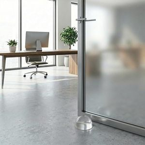 Tope de puerta de goma sin taladro, autoadhesivo, antiruido, para montaje en suelo, protección de paredes y muebles - Product Image 5
