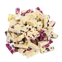 Nougat en gros, doux et fruité, en forme de cube, personnalisable, OEM, qualité supérieure, 500g, idéal pour les fêtes, en vente