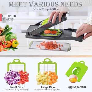 Good Quality Kitchen Tool Multifunctional <b>Vegetable</b> <b>Cutter</b> Potato & Onion Slicer Chopper With Stainless Steel Blade - Product Image 3
