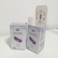 Caja Plegable Blanca de PP para Impresión, Empaque de Lujo para Cápsulas de Vitaminas, Caja Ecológica con Logotipo Personalizado, Impermeable y Reciclable para Medicamentos